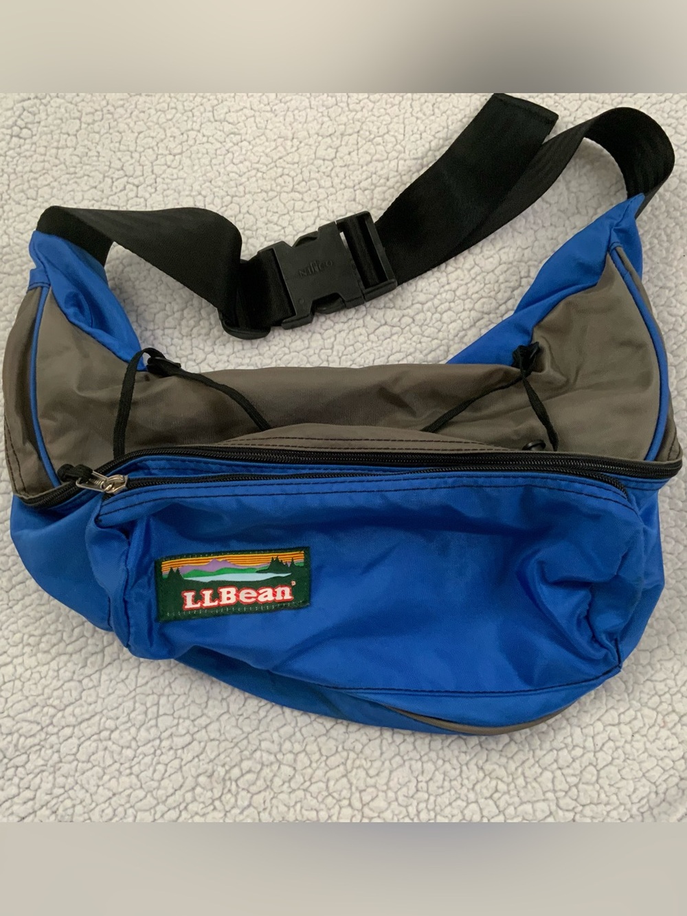 Vintage LL Bean Deluxe Fanny Pack Waist Hip Bag Heavy Duty Adjustable Straps